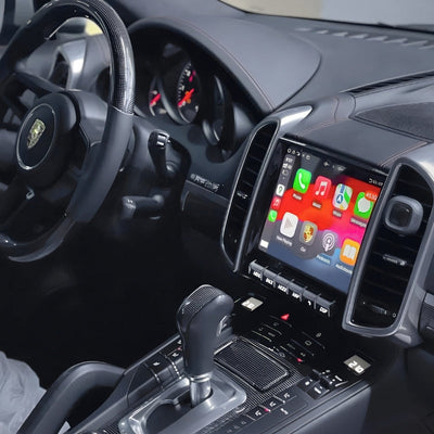 Ecran Carplay Porsche Cayenne 2 2010-2017 - installé sur véhicule - Becquet Voiture