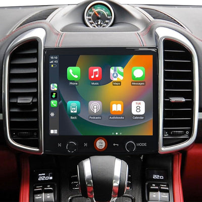 Ecran Carplay Porsche Cayenne 2 2010-2017 - packshot studio - Becquet Voiture