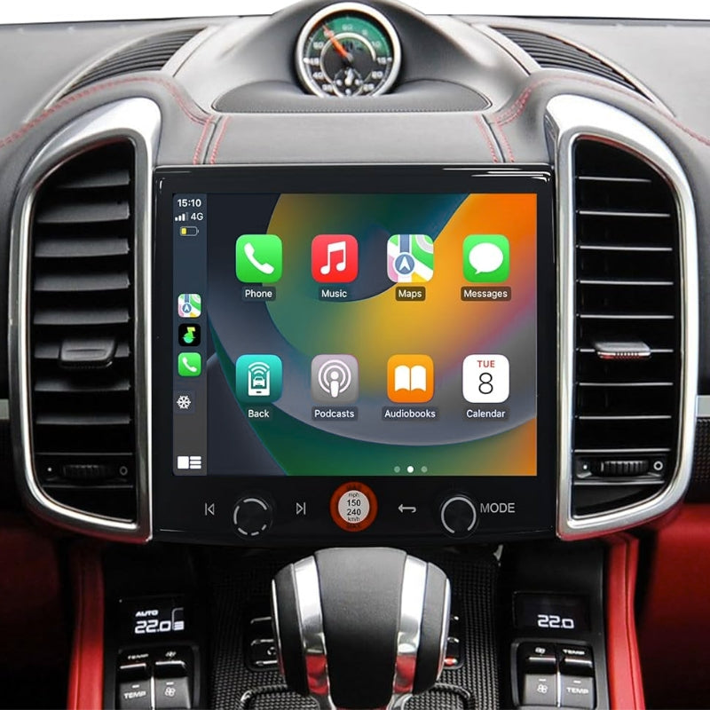 Ecran Carplay Porsche Cayenne 2 2010-2017 - packshot studio - Becquet Voiture