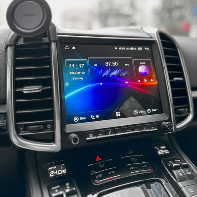Ecran Carplay Porsche Cayenne 2 2010-2017 - vue arrière - Becquet Voiture