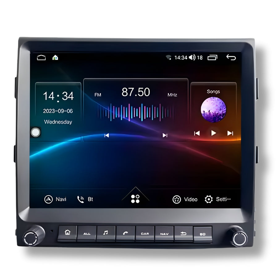 Ecran Carplay Porsche Cayenne 2 2010-2017 - vue de face - Becquet Voiture