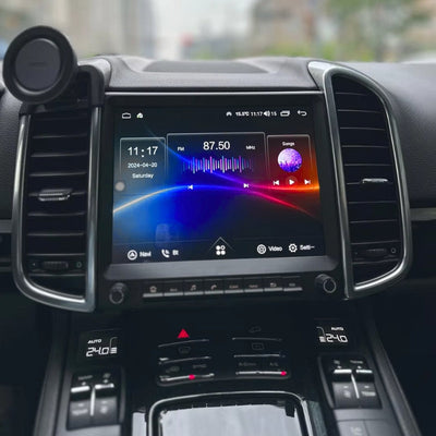 Ecran Carplay Porsche Cayenne 2 2010-2017 - vue de profil - Becquet Voiture
