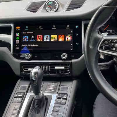 Ecran Carplay Porsche Macan PCM 3.1 4.0 - vue de profil - Becquet Voiture