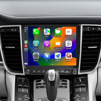 Ecran Carplay Porsche Panamera 2010-2016 PCM - vue de profil - Becquet Voiture