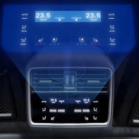 Digital Climate Control Display Porsche Cayenne 3 Rear - rear view - Becquet Voiture