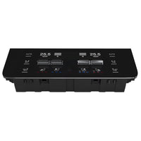 Digital Climate Control Display Porsche Cayenne 3 Rear - three-quarter view - Becquet Voiture