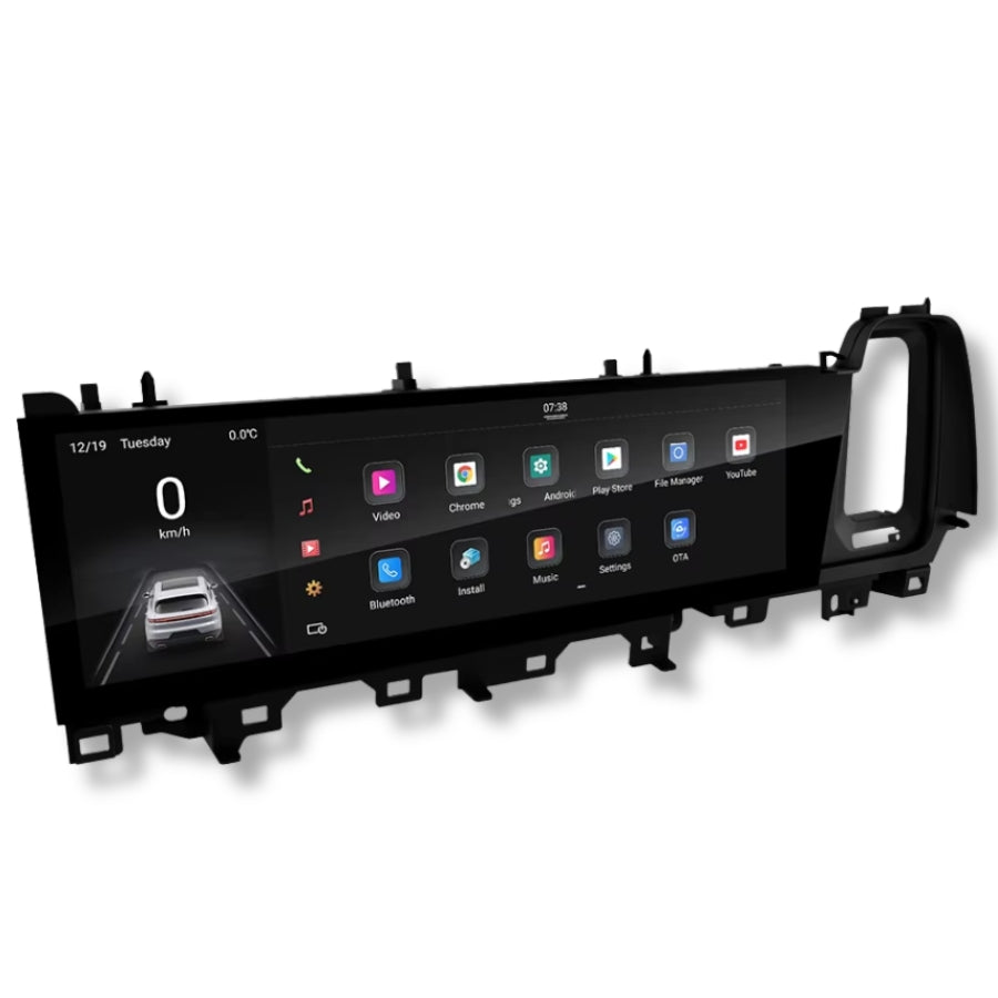 Ecran Copilote Carplay Porsche Cayenne 3 2018-2025 - vue de face - Becquet Voiture
