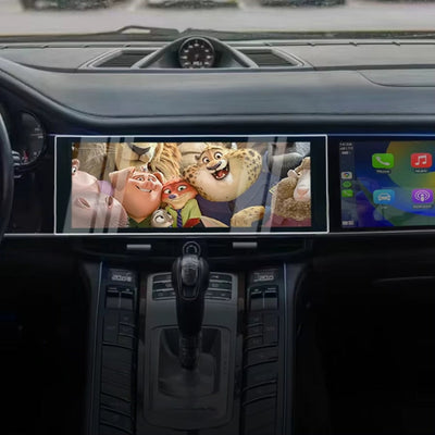 Ecran Double Carplay Porsche Panamera 4GB 64GB - installé sur véhicule - Becquet Voiture
