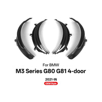 Élargisseurs d'Ailes Carbone BMW M3 G80 G81 - détail du montage - Becquet Voiture