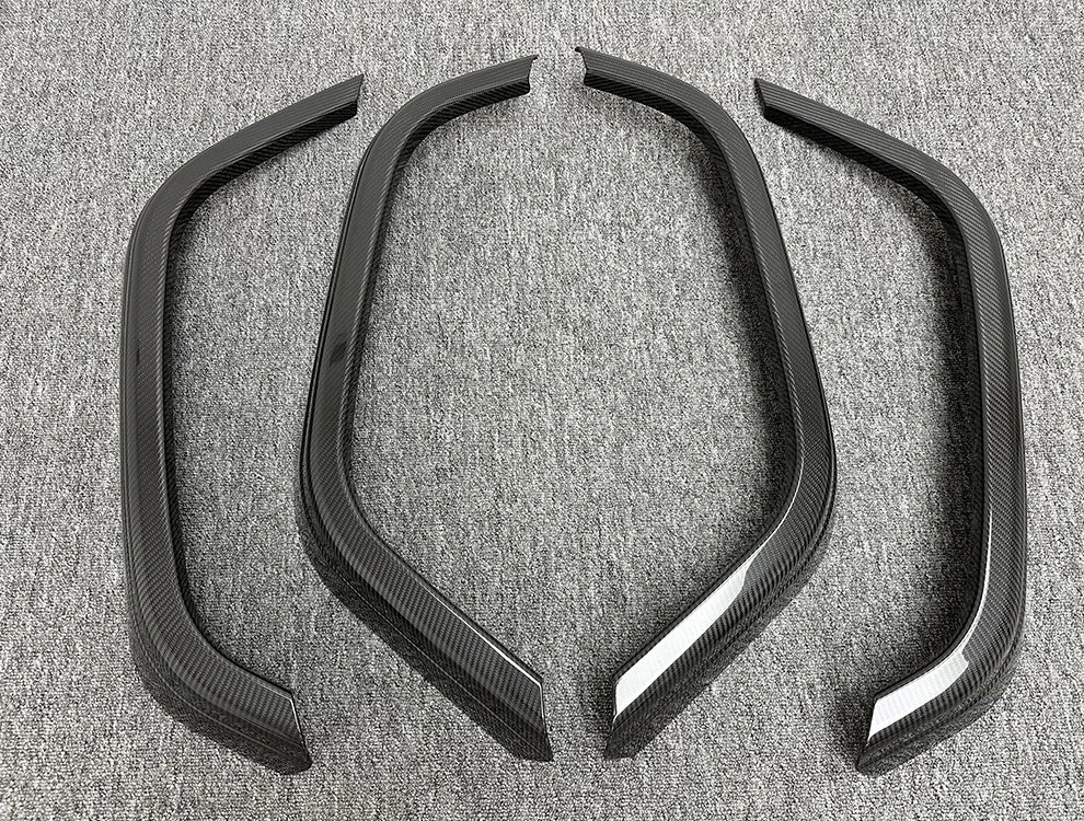 Elargisseurs d'Ailes Carbone Mercedes Classe G W464 2019-2024 - vue de face - Becquet Voiture