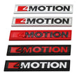 Emblème 4Motion VW Arrière 11cm Chrome Noir Rouge
