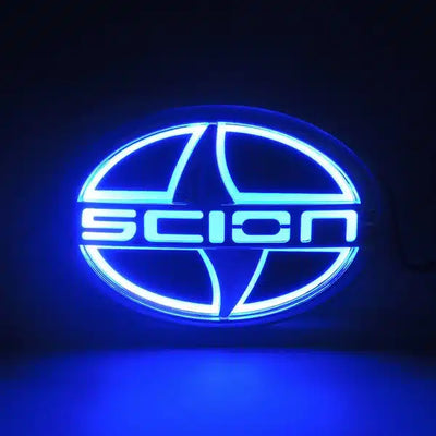 Emblème Arrière LED 4D Scion Lumineux 12V Étanche - vue arrière - Becquet Voiture