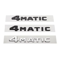 Emblème Arrière Mercedes 4Matic Logo 14.6cm - installé sur véhicule - Becquet Voiture