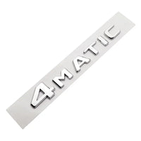 Emblème Arrière Mercedes 4Matic Logo 14.6cm - packshot studio - Becquet Voiture