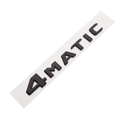 Emblème Arrière Mercedes 4Matic Logo 14.6cm - vue arrière - Becquet Voiture