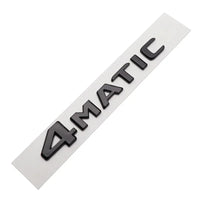 Emblème Arrière Mercedes 4Matic Logo 14.6cm - vue de face - Becquet Voiture