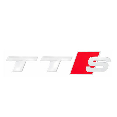 Emblème Audi TT TTS TTRS Avant Arrière - installé sur véhicule - Becquet Voiture