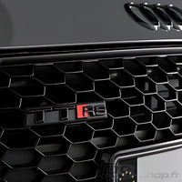 Emblem Audi TT TTS TTRS Vorne Hinten - Seitenansicht 2 - Becquet Voiture