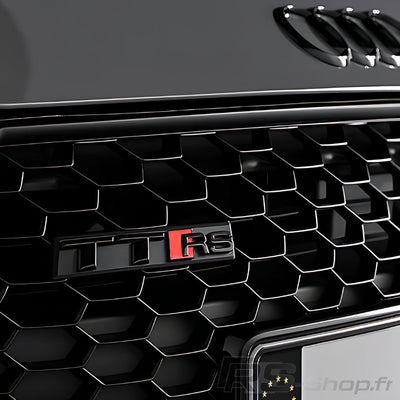 Emblème Audi TT TTS TTRS Avant Arrière - vue de profil 2 - Becquet Voiture