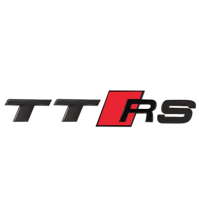 Emblème Audi TT TTS TTRS Avant Arrière - vue de profil - Becquet Voiture