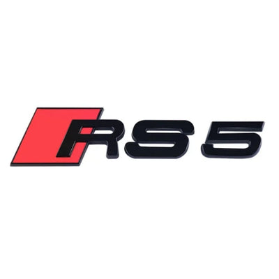 Emblème Badge Audi RS3 RS4 RS5 RS6 RS7 RSQ3 RSQ8 TTRS - détail du montage - Becquet Voiture