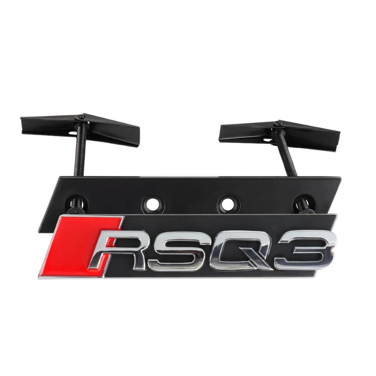 Emblème Badge Audi RS3 RS4 RS5 RS6 RS7 RSQ3 RSQ8 TTRS - en situation 3 - Becquet Voiture