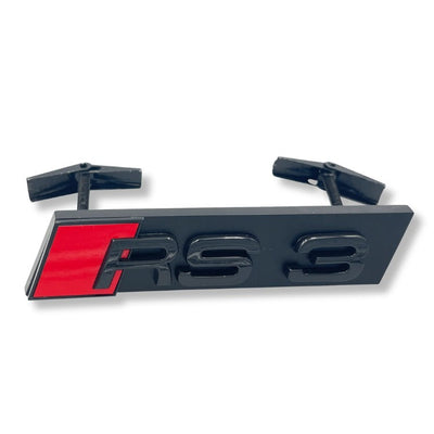 Emblème Badge Audi RS3 RS4 RS5 RS6 RS7 RSQ3 RSQ8 TTRS - installé sur véhicule 4 - Becquet Voiture