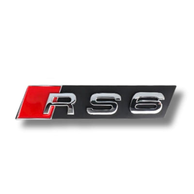 Emblème Badge Audi RS3 RS4 RS5 RS6 RS7 RSQ3 RSQ8 TTRS - packshot studio 2 - Becquet Voiture