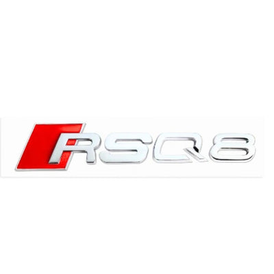 Emblème Badge Audi RS3 RS4 RS5 RS6 RS7 RSQ3 RSQ8 TTRS - packshot studio 3 - Becquet Voiture