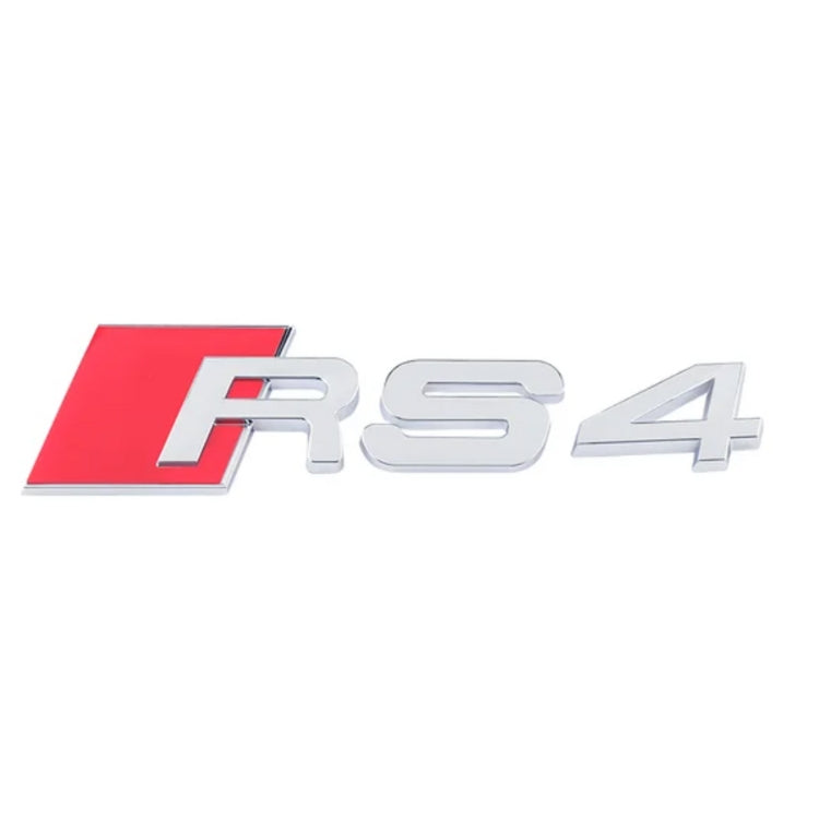 Emblème Badge Audi RS3 RS4 RS5 RS6 RS7 RSQ3 RSQ8 TTRS - packshot studio - Becquet Voiture
