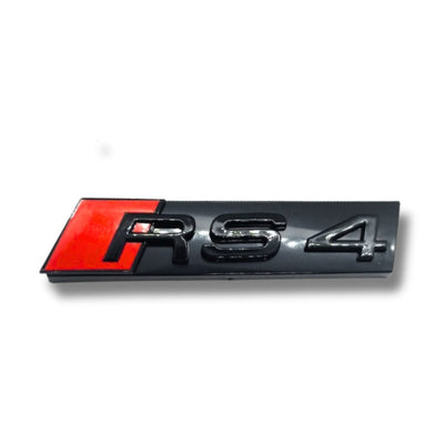 Emblème Badge Audi RS3 RS4 RS5 RS6 RS7 RSQ3 RSQ8 TTRS - vue de dessus 2 - Becquet Voiture