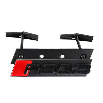 Emblème Badge Audi RS3 RS4 RS5 RS6 RS7 RSQ3 RSQ8 TTRS - vue de dessus 3 - Becquet Voiture