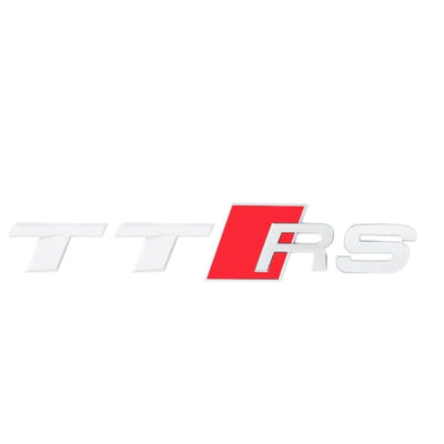 Emblème Badge Audi RS3 RS4 RS5 RS6 RS7 RSQ3 RSQ8 TTRS - vue de face 4 - Becquet Voiture