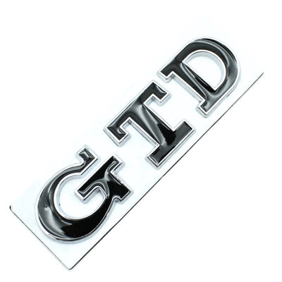 Emblème Badge GTD VW Golf 5 6 7 Avant Arrière - en situation - Becquet Voiture