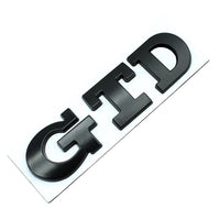 Emblème Badge GTD VW Golf 5 6 7 Avant Arrière - installé sur véhicule 2 - Becquet Voiture