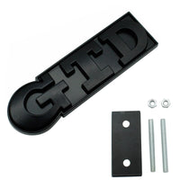 Emblème Badge GTD VW Golf 5 6 7 Avant Arrière - packshot studio - Becquet Voiture