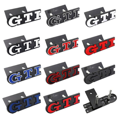 Emblème Badge Logo GTI VW Golf 4 5 6 7 - vue arrière - Becquet Voiture
