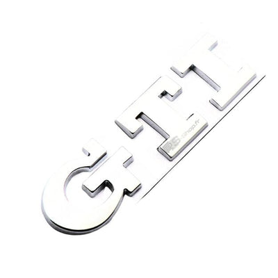 Emblème Badge Logo GTI VW Golf 4 5 6 7 - vue de dessus 2 - Becquet Voiture