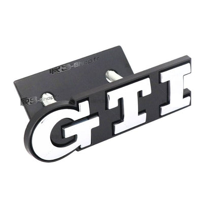 Emblème Badge Logo GTI VW Golf 4 5 6 7 - vue de dessus - Becquet Voiture
