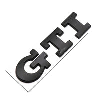 Emblème Badge Logo GTI VW Golf 4 5 6 7 - vue de face 3 - Becquet Voiture