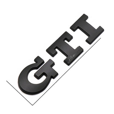 Emblème Badge Logo GTI VW Golf 4 5 6 7 - vue de face 3 - Becquet Voiture