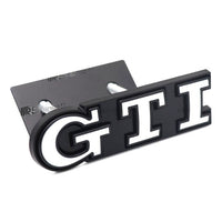 Emblème Badge Logo GTI VW Golf 4 5 6 7 - vue de profil 2 - Becquet Voiture