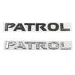 Emblème Badge PATROL Noir pour Nissan 24.5cm