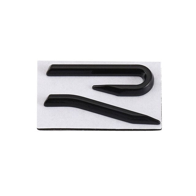 Emblème Badge R Golf 8 Nouvelle Génération - vue arrière 2 - Becquet Voiture