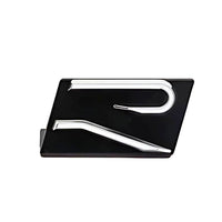 Emblème Badge R Golf 8 Nouvelle Génération - vue de dessus - Becquet Voiture