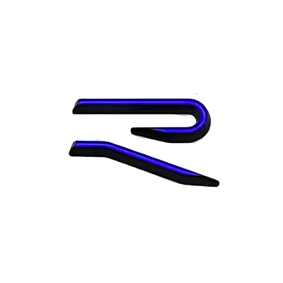 Emblème Badge R Golf 8 Nouvelle Génération - vue de face 2 - Becquet Voiture