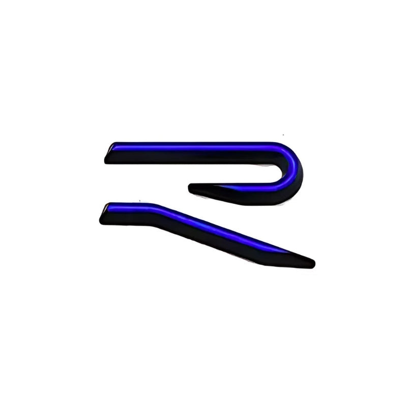 Emblème Badge R Golf 8 Nouvelle Génération - vue de face 2 - Becquet Voiture