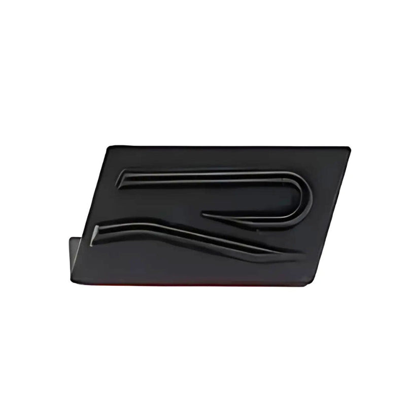 Emblème Badge R Golf 8 Nouvelle Génération - vue de profil 2 - Becquet Voiture