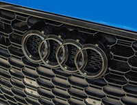 Emblème calandre Audi Black Edition - vue de face 2 - Becquet Voiture