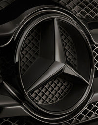 Emblème calandre Mercedes étoile 3D - vue arrière - Becquet Voiture